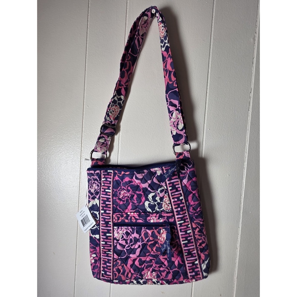 Vera Bradley Hipster Crossbody Bag Katalina Pink Quilted Floral NWT